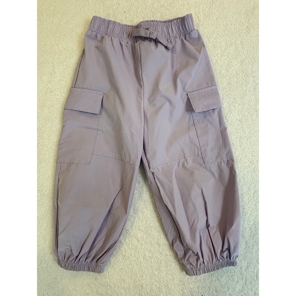 Grayson Mini Toddler Girls Lavender Purple Cargo Jogger Pants Size 2T‎ Ripstop
